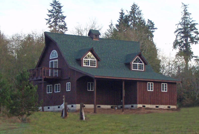 Pole Barn Style House Plans