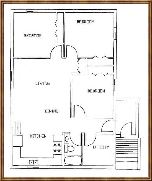 24 X 24 Cabin Floor Plans