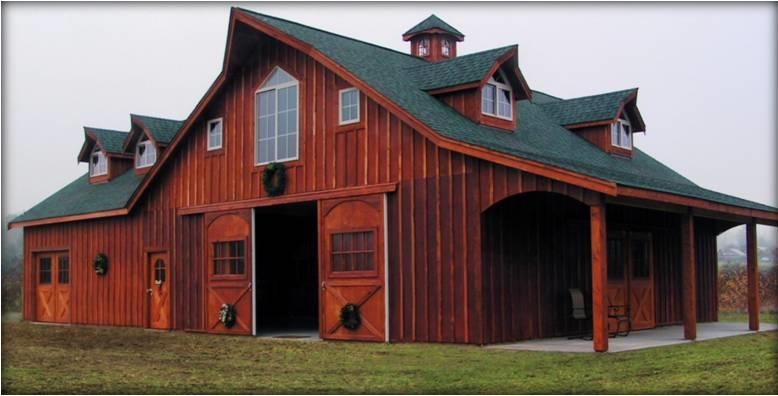 Pole Barn House and Barn in One