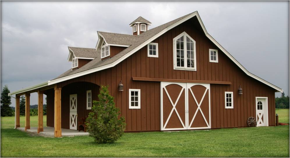 Pole Barn Style Home Plans