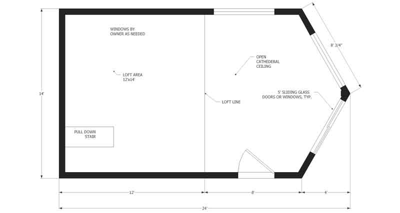 Small Cabin House Floor Plans