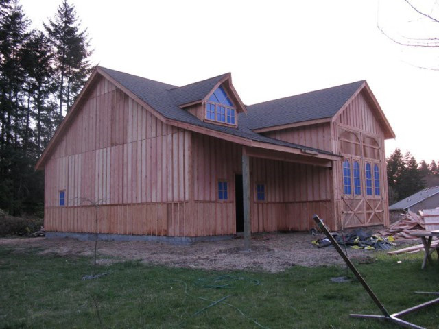 finishing a barn or cabin