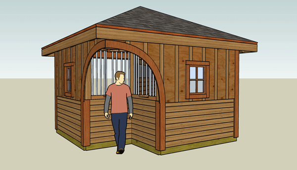 field station mini barn