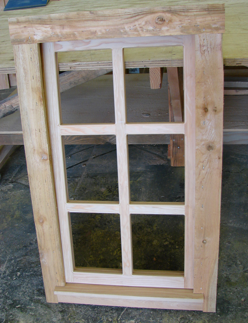 wood cabin windows, custom wood windows