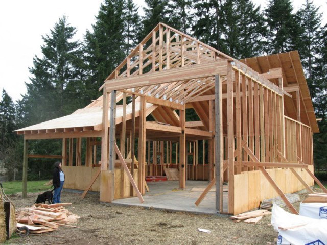cabin construction